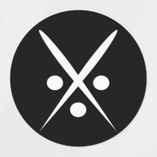 大型角型接着剤/防水ラベル ラベル