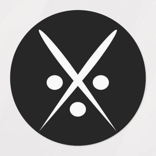 大型角型接着剤/防水ラベル ラベル (デザイン3)