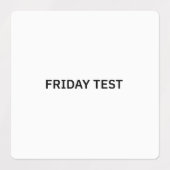 大型角型接着剤/防水ラベル ラベル (デザイン1)