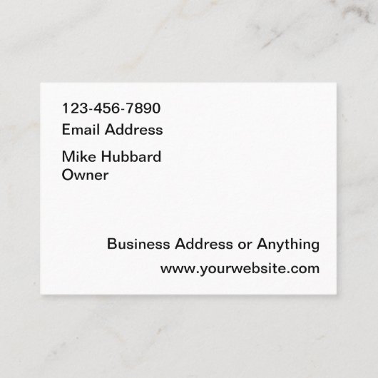 大型造園ローンサービス名刺 名刺 (裏面)