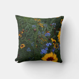 大型野花コットン装飾用クッション クッション