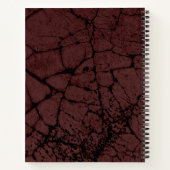 大型金ゴールドスカルノートブック ノートブック (裏面)