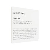 大型金属美術ギャラリーアート展示館 メタルプリント (アングル)