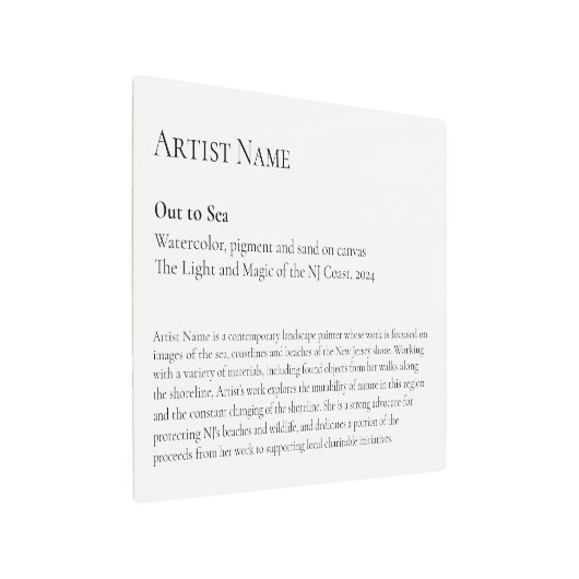 大型金属美術ギャラリーアート展示館 メタルプリント (アングル)