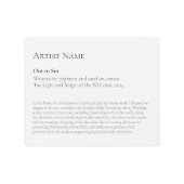 大型金属美術ギャラリーアート展示館 メタルプリント (正面)