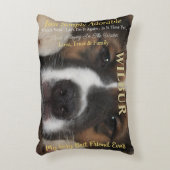 大型雑誌風ペット アクセントクッション (正面(垂直))