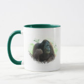 大型類人猿のコーヒー・マグ マグカップ (左)