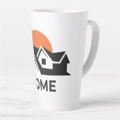 大型17ozラテマグカップ – スタイルと カフェラテマグ (右アングル)