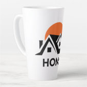 大型17ozラテマグカップ – スタイルと カフェラテマグ (左アングル)