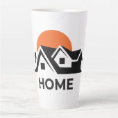 大型17ozラテマグカップ – スタイルと カフェラテマグ (正面)