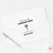 大型3インチ自家製ブレッドラベルシール ラウンドシール (封筒)