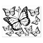 大型（昆虫）オオカバマダラ、モナークバタフライゴムスタンプ ラバースタンプ (インプリント)