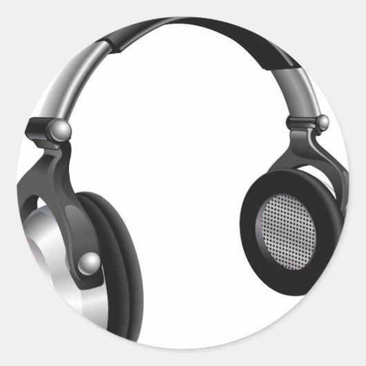 大型DJヘッドフォン ラウンドシール (正面)