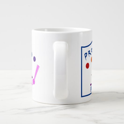 大型WHタウンピックボールジャイアントコーヒーマグ ジャンボコーヒーマグカップ (裏面)