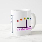 大型WHタウンピックボールジャイアントコーヒーマグ ジャンボコーヒーマグカップ (正面右)