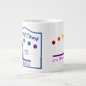 大型WHタウンピックボールジャイアントコーヒーマグ ジャンボコーヒーマグカップ (正面)