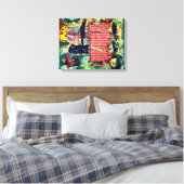 大声でコラージュする キャンバスプリント (インサイチュ (寝室))