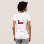 大声でテキサス州! 誇りを持ったなテキサス州! Tシャツ (裏面フル)