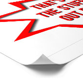 大声でポスターをおもしろい外す ポスター (角)