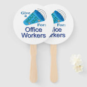 大声で会社員 ハンドファン (正面&裏面)