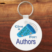 大声で作家 キーホルダー (正面)