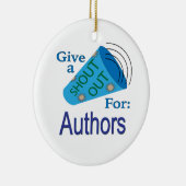 大声で作家 セラミックオーナメント (右)