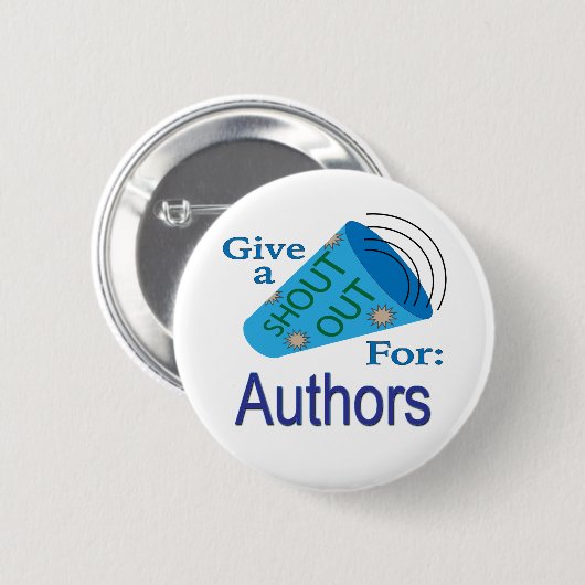 大声で作家 缶バッジ (正面&裏面)