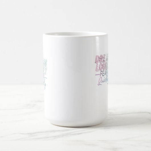 大声で夢を見る コーヒーマグカップ (中央)