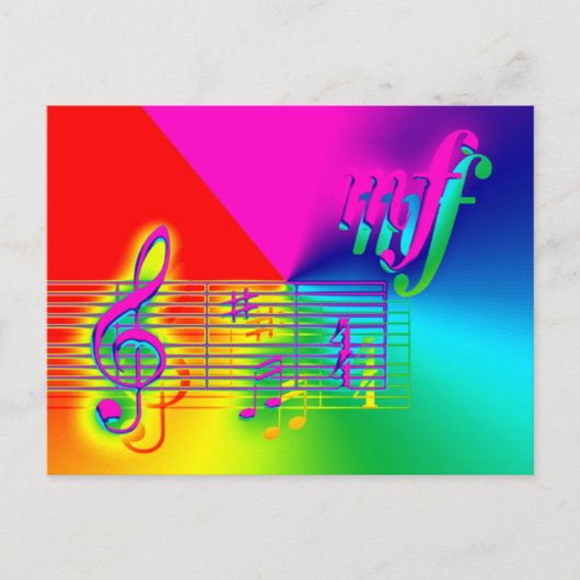 大声で投稿する ポストカード (正面)