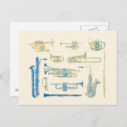 大声で投稿する ポストカード (正面/裏面)