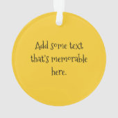 大声で泣き叫び絵文字サド顔 オーナメント (裏面)