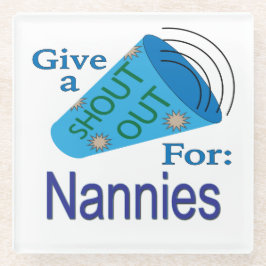 大声で泣き叫ぶ ガラスコースター