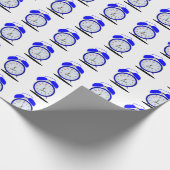 大声で目覚まし時計を鳴らす ラッピングペーパー (角)