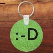 大声で笑いながら キーホルダー (正面)