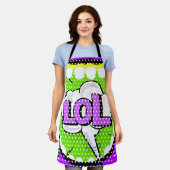 大声で笑う エプロン (着用した状態)