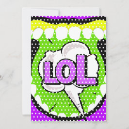 大声で笑う サンキューカード