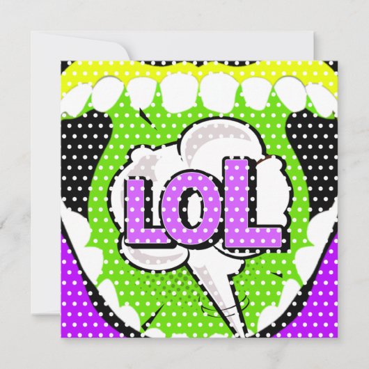 大声で笑う シーズンカード (正面)