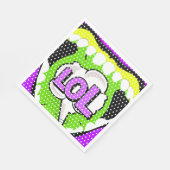 大声で笑う スタンダードランチョンナプキン (角)