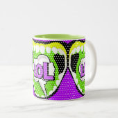 大声で笑う ツートーンマグカップ (正面右)