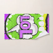 大声で笑う バスタオルセット (ハンドタオル)