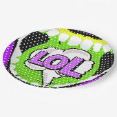 大声で笑う ペーパープレート (アングル)