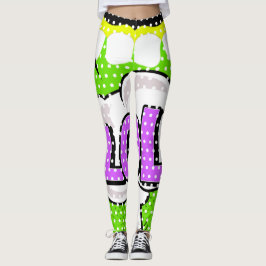 大声で笑う レギンス