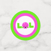 大声で絵文字を笑いカラフル出す コンフェッティ (スモール正面)