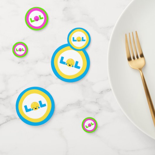 大声で絵文字を笑いカラフル出す コンフェッティ (グループ)