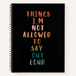 大声で言えないこと ノートブック