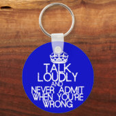 大声で話す キーホルダー (正面)