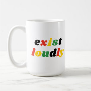 大声で黒い歴史フェミニストのエンパワーメントを存在する コーヒーマグカップ