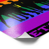 大声でLGBTQのプライドを得誇りを持ったよう フォトプリント            (角)