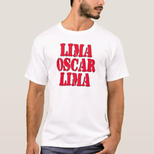 大声でLOLリマのオスカーのリマの笑い Tシャツ