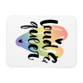 大声と同性愛者 |水彩ハート マグネット (横)